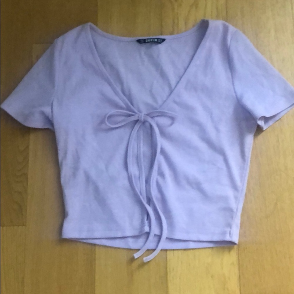 Front self tie cardigan